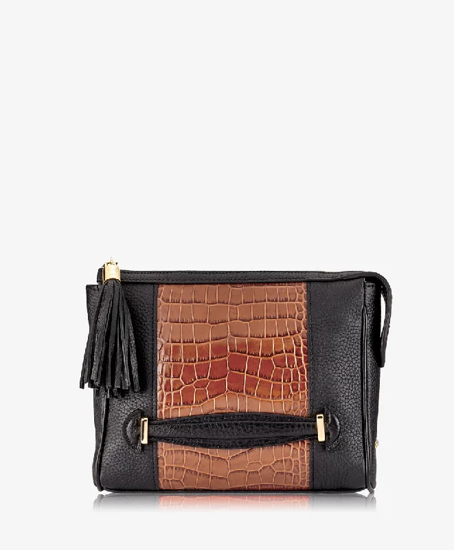 Large Faux Leather Crossbody Bag in Brown with Tassel Details for Casual TravelDana Crossbody Large Faux Leather Crossbody Bag in Brown with Tassel Details for Casual TravelDana Crossbody
