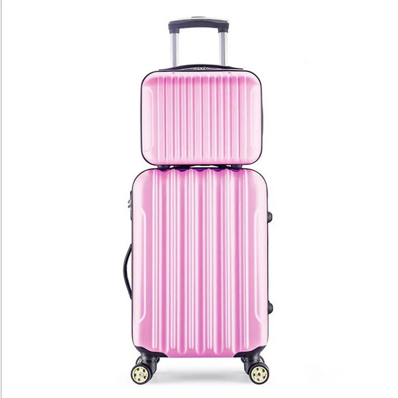 Women's Travel - Friendly Backpack Rain Covers in Transparent Material2Pes/Set Luggage Bag 14"+24" Travel Suit Case Tas Lock Carry On Vintage Trolley For Women Men Women's Travel - Friendly Backpack Rain Covers in Transparent Material2Pes/Set Luggage Bag 14"+24" Travel Suit Case Tas Lock Carry On Vintage Trolley For Women Men
