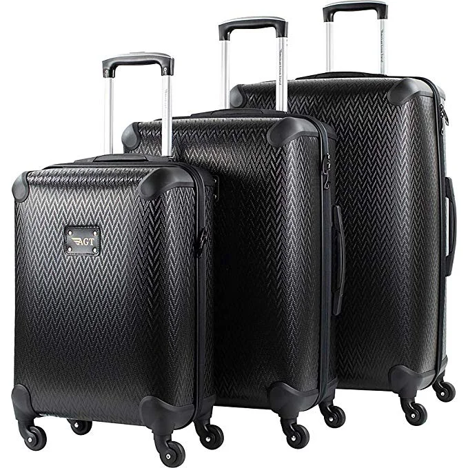 Travel Jewelry Organizers in Velvet with Multiple Compartments in PurpleAmerican Green Travel Vero 3 Piece Hardside Spinner Luggage Set (Black) Travel Jewelry Organizers in Velvet with Multiple Compartments in PurpleAmerican Green Travel Vero 3 Piece Hardside Spinner Luggage Set (Black)