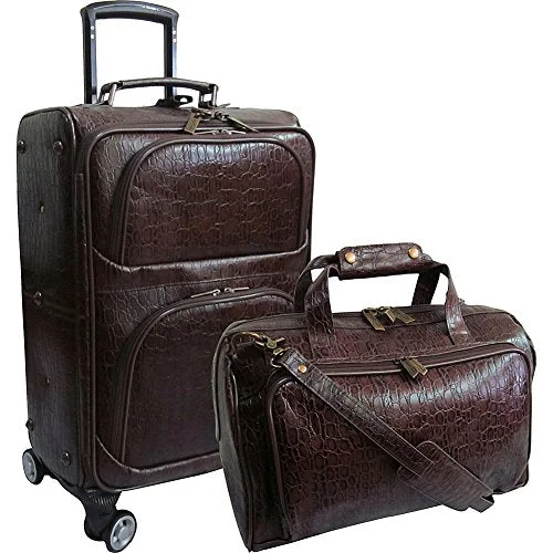Lightweight Nylon Travel Organizer Pouches in Multicolor for Neat PackingAmerileather Traveler Rock-Print Two Piece Spinner Wheels Luggage Set (Dark Lightweight Nylon Travel Organizer Pouches in Multicolor for Neat PackingAmerileather Traveler Rock-Print Two Piece Spinner Wheels Luggage Set (Dark