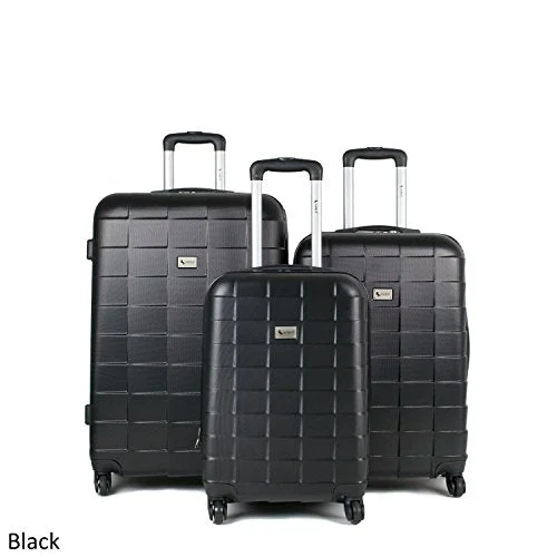Compression Packing Cubes in Black and White for Saving Luggage SpaceAmka Palette Hardside 3-Piece Expandable Spinner Upright Luggage Set, Black Compression Packing Cubes in Black and White for Saving Luggage SpaceAmka Palette Hardside 3-Piece Expandable Spinner Upright Luggage Set, Black