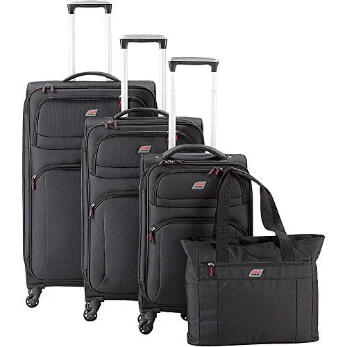 Detachable Travel Bag Shoulder Straps in Beige with Cushioned PadsAndare Buenos Aires 4-Piece Luggage Set (Black) Detachable Travel Bag Shoulder Straps in Beige with Cushioned PadsAndare Buenos Aires 4-Piece Luggage Set (Black)