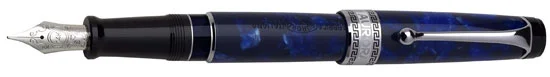 Travel Shoe Bags in Polyester with Ventilation Holes in KhakiAurora Blue w/ Chrome Trim Fountain Pen Travel Shoe Bags in Polyester with Ventilation Holes in KhakiAurora Blue w/ Chrome Trim Fountain Pen