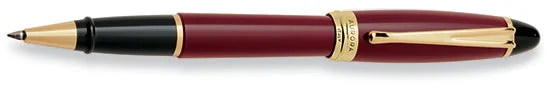 Travel Bag ID Card Holders in Clear Vinyl with LanyardsAurora Bordeaux Rollerball