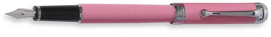 Lightweight Nylon Travel Organizer Pouches in Multicolor for Neat PackingAurora Pink w/ Chrome Trim Fountain Pen Lightweight Nylon Travel Organizer Pouches in Multicolor for Neat PackingAurora Pink w/ Chrome Trim Fountain Pen