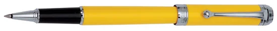 Travel - Size Toiletry Bottles with Leak - Proof Caps in ClearAurora Yellow w/ Chrome Trim Rollerball Travel - Size Toiletry Bottles with Leak - Proof Caps in ClearAurora Yellow w/ Chrome Trim Rollerball