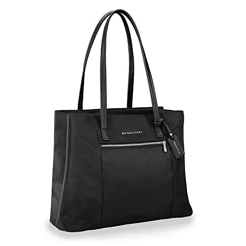 Women's Travel Makeup Bags with Mirror in Pink and BlackBriggs & Riley Rhapsody-Essential Tote Bag, Black, One Size Women's Travel Makeup Bags with Mirror in Pink and BlackBriggs & Riley Rhapsody-Essential Tote Bag, Black, One Size