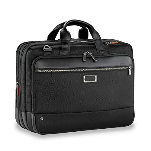 Anti - Theft Crossbody Travel Bags with RFID Protection in Gray for City TripsBriggs & Riley @ Work-Brief, Black, Large Expandable Anti - Theft Crossbody Travel Bags with RFID Protection in Gray for City TripsBriggs & Riley @ Work-Brief, Black, Large Expandable