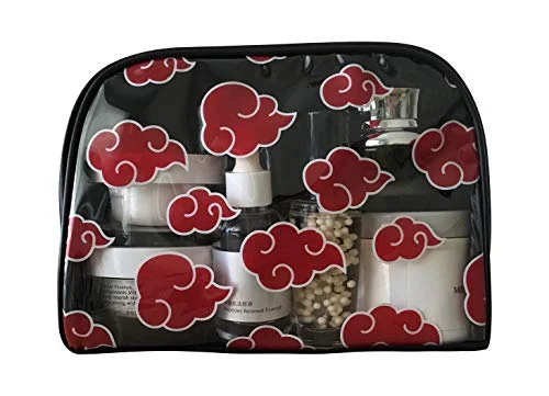 Compression Packing Cubes in Black and White for Saving Luggage SpaceCreativity Extra-Large Cosmetic bag anime makeup cosmetic case,theme Akatsuki Compression Packing Cubes in Black and White for Saving Luggage SpaceCreativity Extra-Large Cosmetic bag anime makeup cosmetic case,theme Akatsuki