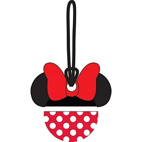 Adjustable Luggage Straps in Pink with Reflective Stripes for Night TravelDisney Minnie Mouse Dots Luggage Suitcase Tag Adjustable Luggage Straps in Pink with Reflective Stripes for Night TravelDisney Minnie Mouse Dots Luggage Suitcase Tag