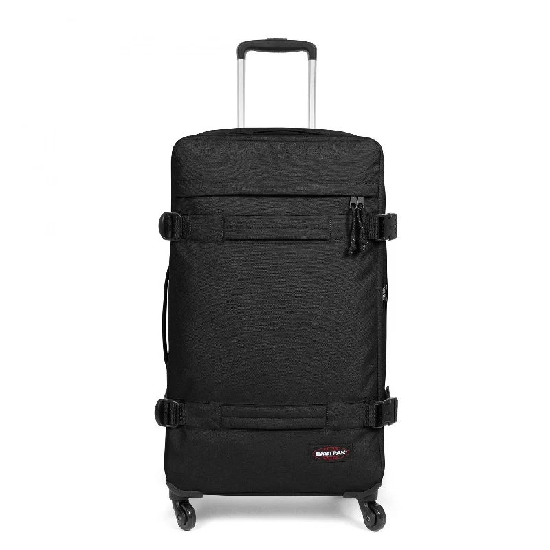 Leather - Trimmed Travel Laptop Sleeves in Burgundy for ProtectionEastpak Transit'R 4 M - Black Leather - Trimmed Travel Laptop Sleeves in Burgundy for ProtectionEastpak Transit'R 4 M - Black