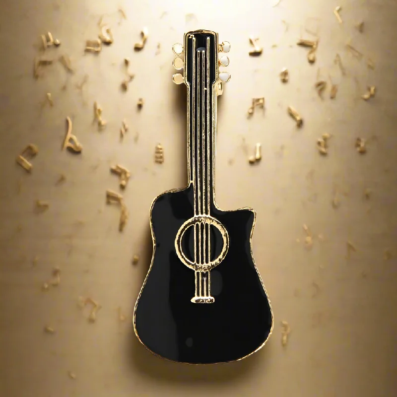 Expandable Travel Toiletry Bags in Clear Plastic for Easy Airport ScreeningBrooch- Acoustic Guitar- $1.99