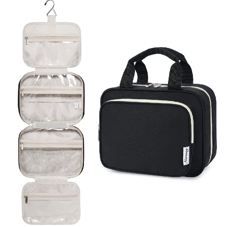 Waterproof Travel Duffel Bag Covers in Black for Protecting Your LuggageLarge Hanging Toiletry/Cosmetic Bag Waterproof Travel Duffel Bag Covers in Black for Protecting Your LuggageLarge Hanging Toiletry/Cosmetic Bag