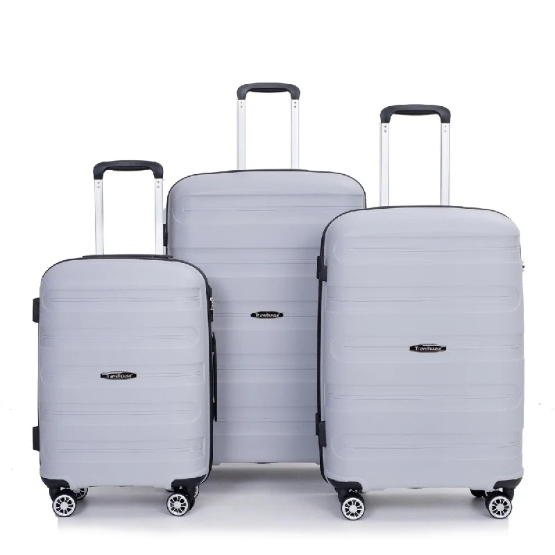 Foldable Travel Laundry Bags in Floral Print for Keeping Clothes OrganizedHardshell Suitcase Spinner Wheels PP Luggage Sets Lightweight Durable Suitcase with TSA Lock, 3-Piece Set (20/24/28) Silver Foldable Travel Laundry Bags in Floral Print for Keeping Clothes OrganizedHardshell Suitcase Spinner Wheels PP Luggage Sets Lightweight Durable Suitcase with TSA Lock, 3-Piece Set (20/24/28) Silver
