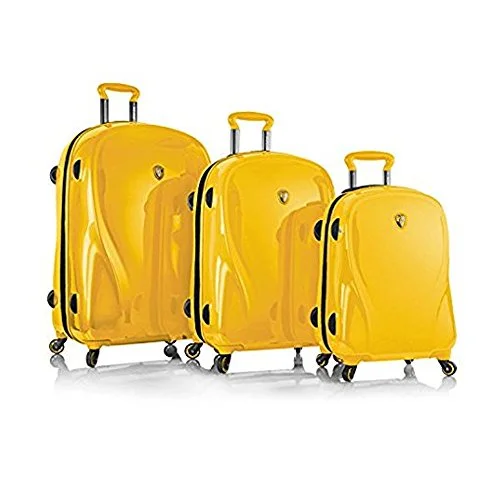Travel - Size Toiletry Bottles with Leak - Proof Caps in ClearHeys Xcase® 2G Set 3 Pcs Spinner Set Limited Edition (Citron Yellow) Travel - Size Toiletry Bottles with Leak - Proof Caps in ClearHeys Xcase® 2G Set 3 Pcs Spinner Set Limited Edition (Citron Yellow)