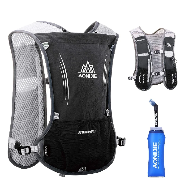 Travel Shoe Bags in Polyester with Ventilation Holes in KhakiHydration Pack Water Backpack 5.5L Outdoors Trail Marathon Running Race Cycling Hiking Hydration Vest