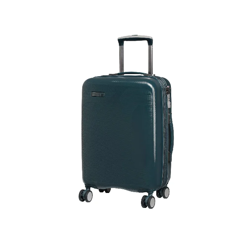 Travel - Size Toiletry Bottles with Leak - Proof Caps in ClearIT Luggage 20.9" Signature 8-Wheel Hardside Expandable Carry-on, Reflecting Pond - Teal Travel - Size Toiletry Bottles with Leak - Proof Caps in ClearIT Luggage 20.9" Signature 8-Wheel Hardside Expandable Carry-on, Reflecting Pond - Teal