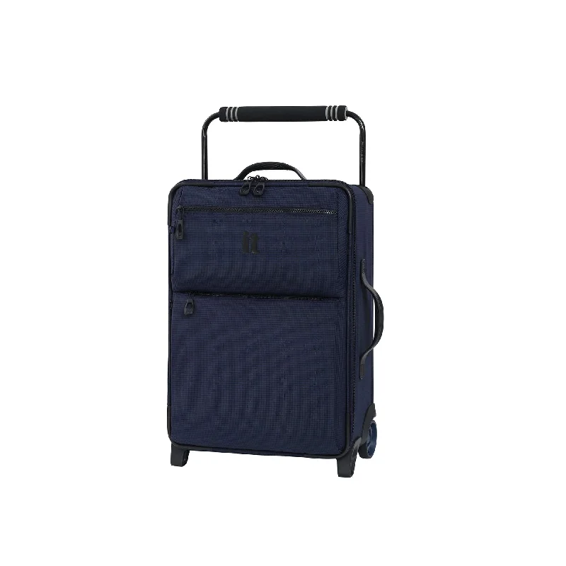 Compact Travel Umbrella Pouches in Navy Blue for Easy StorageIT Luggage 21.8" World's Lightest Los Angeles 2 Wheel Carry On, Navy/Blue Compact Travel Umbrella Pouches in Navy Blue for Easy StorageIT Luggage 21.8" World's Lightest Los Angeles 2 Wheel Carry On, Navy/Blue