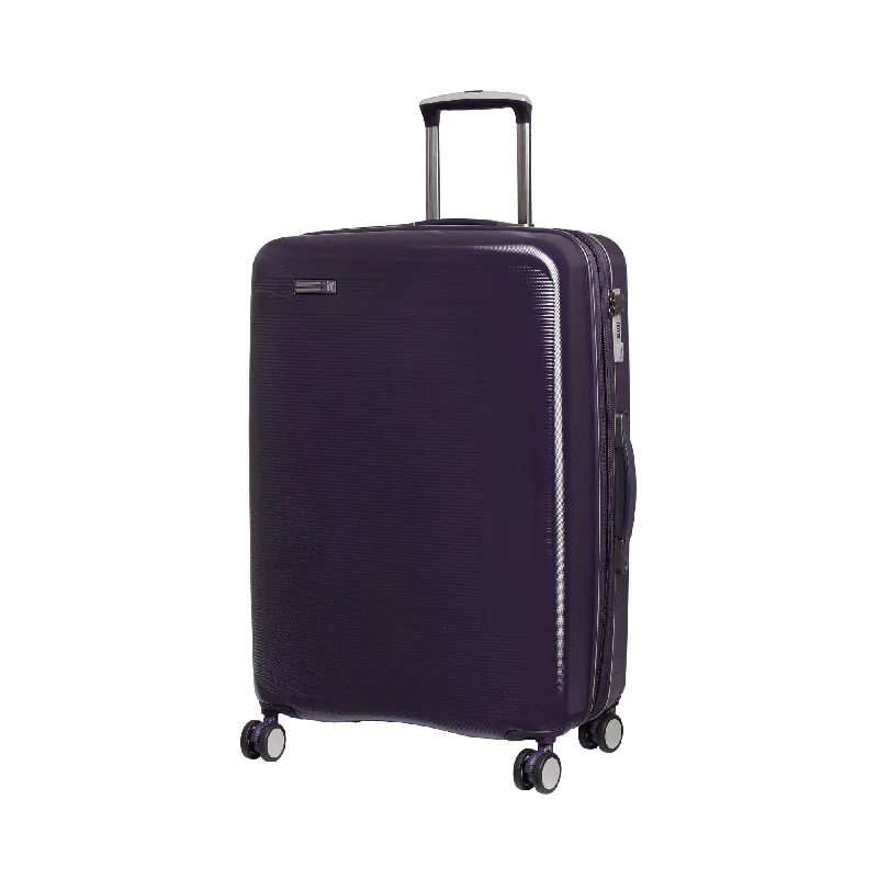 Adjustable Luggage Straps in Pink with Reflective Stripes for Night TravelIT Luggage 27.2" Signature 8-Wheel Hardside Expandable Spinner, Black Cordial - Purple Adjustable Luggage Straps in Pink with Reflective Stripes for Night TravelIT Luggage 27.2" Signature 8-Wheel Hardside Expandable Spinner, Black Cordial - Purple