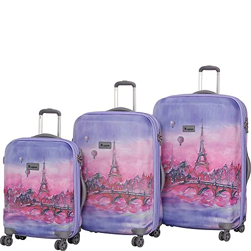 Travel Shoe Bags in Polyester with Ventilation Holes in KhakiIt Luggage Ionian Classic 8 Wheel Paris Baloons 3 Piece Set, Lilac Paris Painting Balloons Travel Shoe Bags in Polyester with Ventilation Holes in KhakiIt Luggage Ionian Classic 8 Wheel Paris Baloons 3 Piece Set, Lilac Paris Painting Balloons