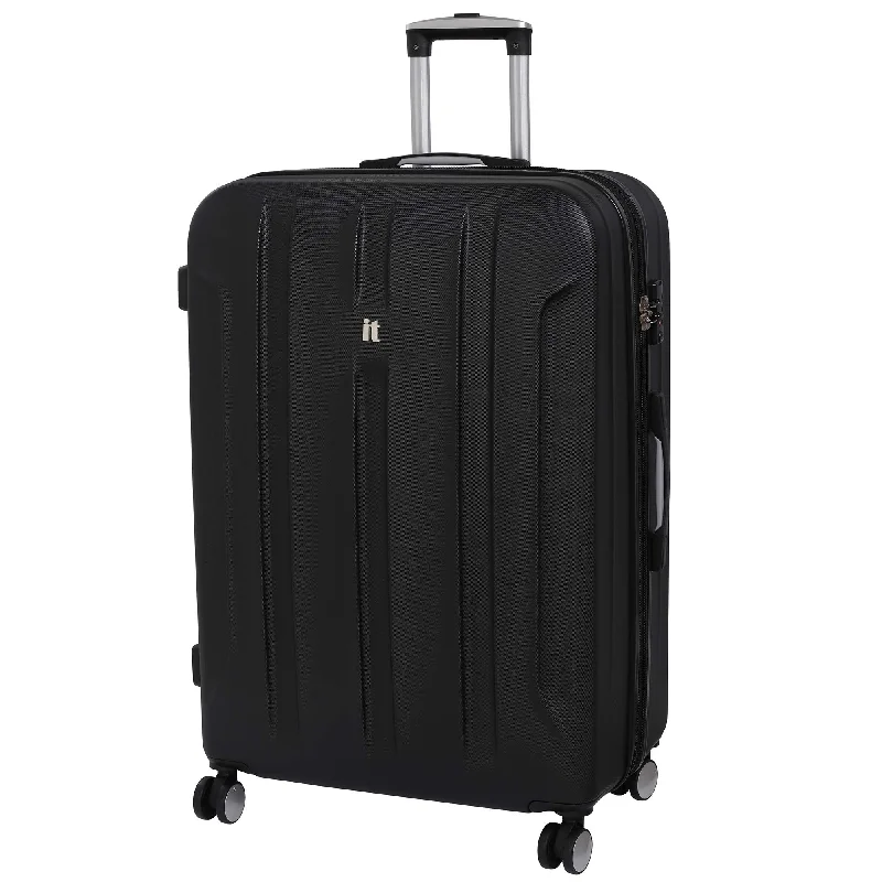 Women's Travel Makeup Bags with Mirror in Pink and Blackit luggage Proteus 31.7 Inch Hardside Checked Spinner Luggage (Black) Women's Travel Makeup Bags with Mirror in Pink and Blackit luggage Proteus 31.7 Inch Hardside Checked Spinner Luggage (Black)