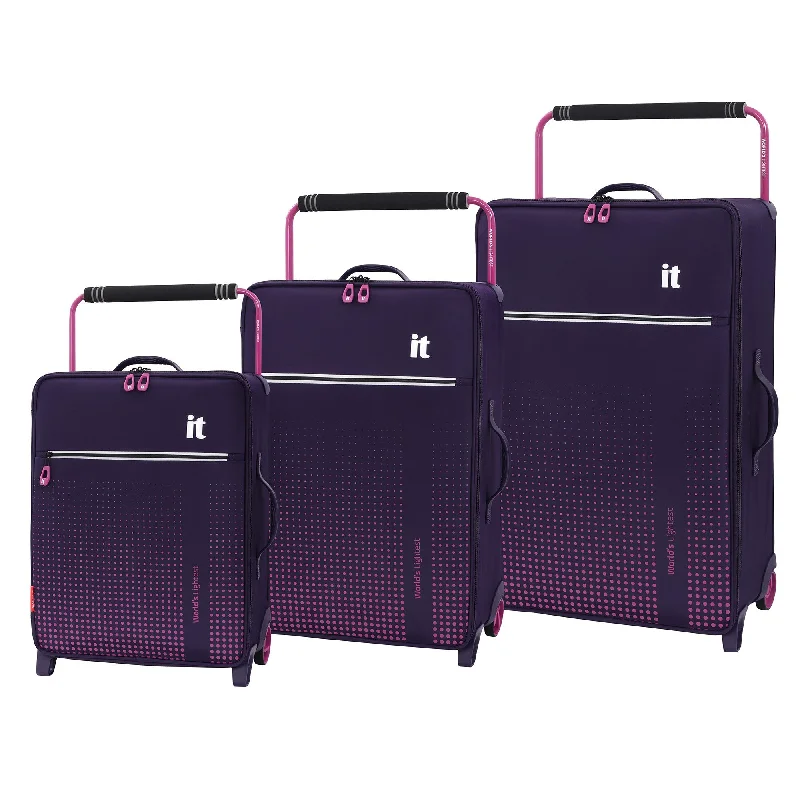 Travel Shoe Bags in Polyester with Ventilation Holes in Khakiit luggage World's Lightest Vitalize 2-Wheel, Gothic Grape Travel Shoe Bags in Polyester with Ventilation Holes in Khakiit luggage World's Lightest Vitalize 2-Wheel, Gothic Grape