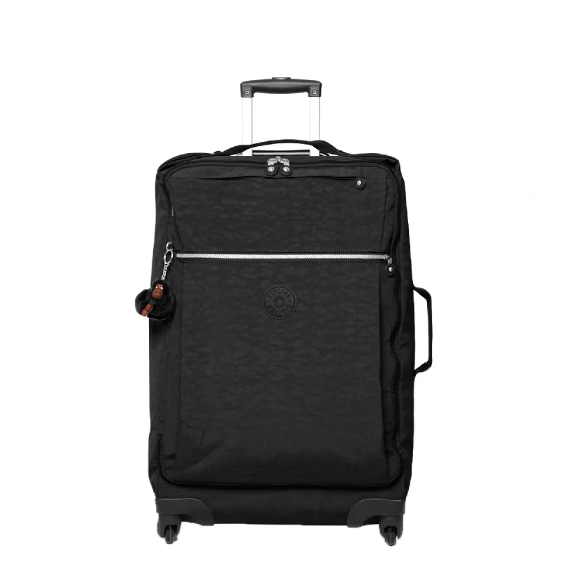 Travel Bag ID Card Holders in Clear Vinyl with LanyardsKipling Darcey Medium Rolling Luggage - Black Tonal Travel Bag ID Card Holders in Clear Vinyl with LanyardsKipling Darcey Medium Rolling Luggage - Black Tonal