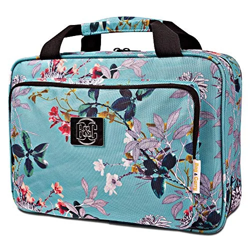 Travel Shoe Bags in Polyester with Ventilation Holes in KhakiLarge Hanging Travel Cosmetic Bag For Women - Travel Toiletry And Cosmetic Makeup Bag With Many Pockets (Turquoise flowers) Travel Shoe Bags in Polyester with Ventilation Holes in KhakiLarge Hanging Travel Cosmetic Bag For Women - Travel Toiletry And Cosmetic Makeup Bag With Many Pockets (Turquoise flowers)