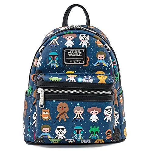 Expandable Travel Toiletry Bags in Clear Plastic for Easy Airport ScreeningLoungefly Star Wars Chibi Character Print Mini Backpack Expandable Travel Toiletry Bags in Clear Plastic for Easy Airport ScreeningLoungefly Star Wars Chibi Character Print Mini Backpack