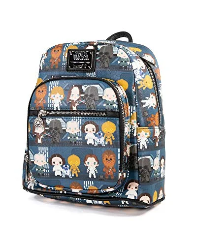 Travel Bag ID Card Holders in Clear Vinyl with LanyardsLoungefly Star Wars Chibi Death Star Battle Station Lineup Mini Backpack Travel Bag ID Card Holders in Clear Vinyl with LanyardsLoungefly Star Wars Chibi Death Star Battle Station Lineup Mini Backpack