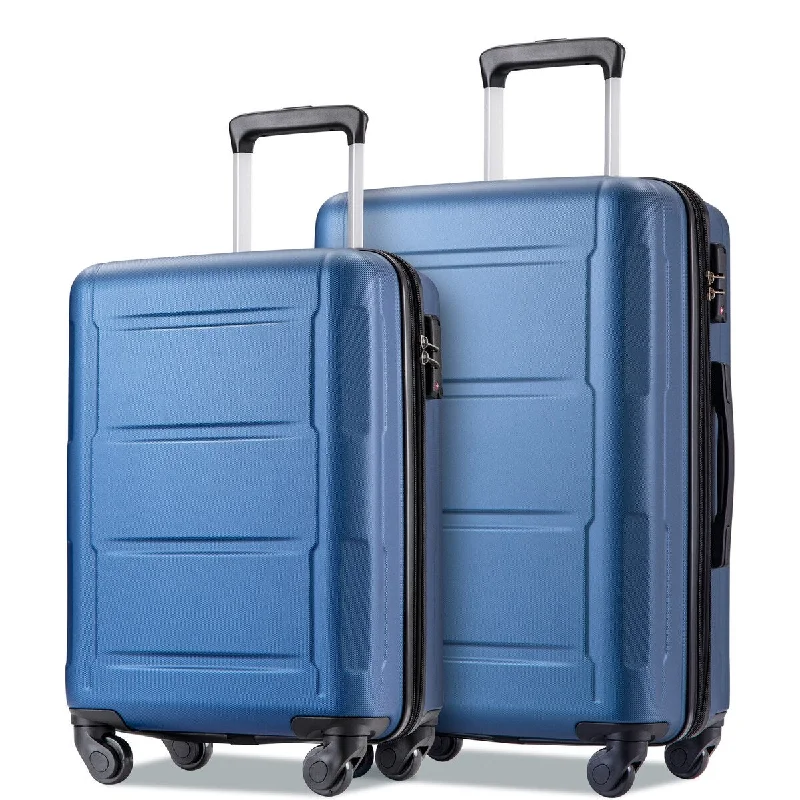 Leather - Trimmed Travel Laptop Sleeves in Burgundy for ProtectionLuggage Sets 2 Piece Suitcase Set 20/24, Carry on Luggage Airline Approved, Hard Case with Spinner Wheels, Blue Leather - Trimmed Travel Laptop Sleeves in Burgundy for ProtectionLuggage Sets 2 Piece Suitcase Set 20/24, Carry on Luggage Airline Approved, Hard Case with Spinner Wheels, Blue