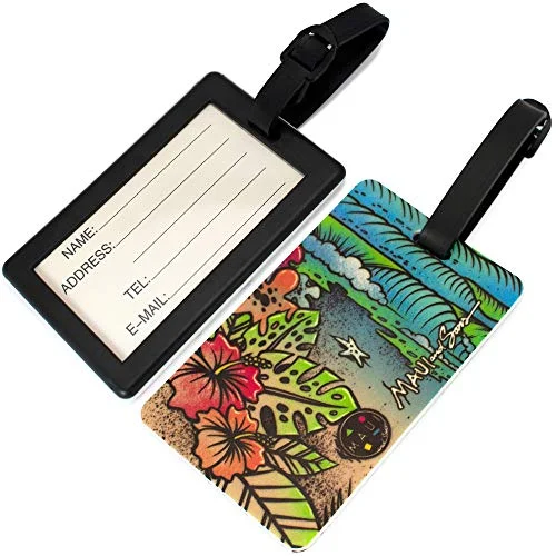 Waterproof Travel Duffel Bag Covers in Black for Protecting Your LuggageMaui and Sons Surfer Collection Luggage Tag - Pair (Life is a Beach) Waterproof Travel Duffel Bag Covers in Black for Protecting Your LuggageMaui and Sons Surfer Collection Luggage Tag - Pair (Life is a Beach)