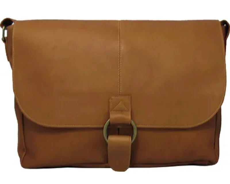 Waterproof Travel Duffel Bag Covers in Black for Protecting Your LuggageDavid King & Co. 199 Leather East/West 1/2 Flap Messenger Bag with Large Ring- $155.00