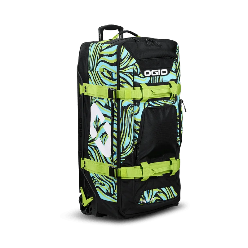Adjustable Luggage Straps in Pink with Reflective Stripes for Night TravelOgio Rig ST Travel Bag Adjustable Luggage Straps in Pink with Reflective Stripes for Night TravelOgio Rig ST Travel Bag
