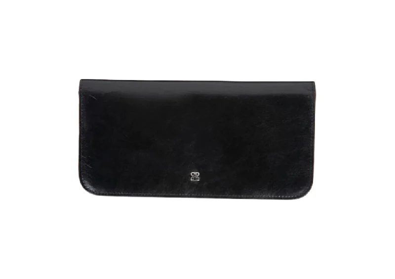 Travel Neck Pillow Covers in Soft Fleece in Gray for ComfortBosca Oldleather Snap Clutch