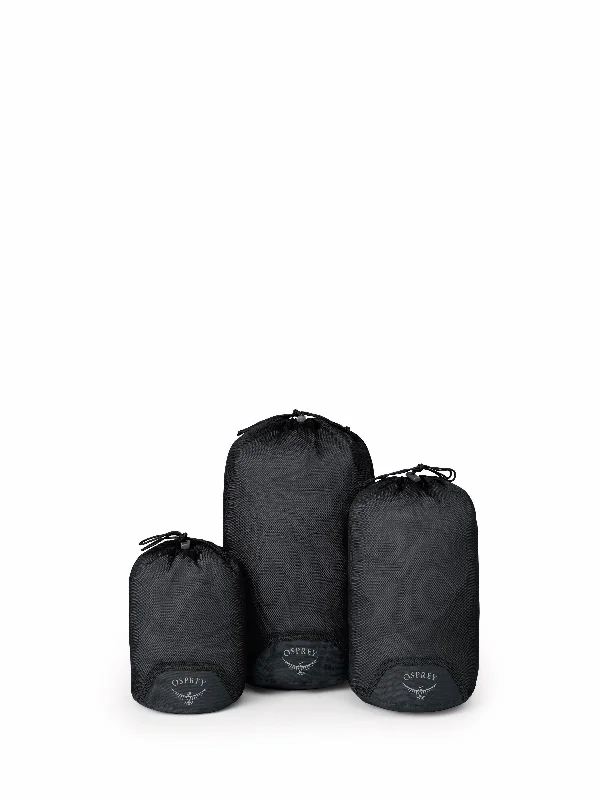 Women's Travel - Friendly Backpack Rain Covers in Transparent MaterialOsprey Daylite Mesh Stuff Sack Set Women's Travel - Friendly Backpack Rain Covers in Transparent MaterialOsprey Daylite Mesh Stuff Sack Set