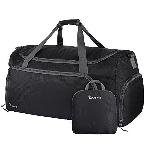 Travel Shoe Bags in Polyester with Ventilation Holes in KhakiOxa Lightweight Foldable Travel Duffel Bag With Shoes Bag, Black Travel Shoe Bags in Polyester with Ventilation Holes in KhakiOxa Lightweight Foldable Travel Duffel Bag With Shoes Bag, Black