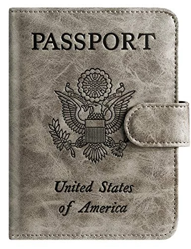 Compact Travel Umbrella Pouches in Navy Blue for Easy StoragePassport Holder Cover Wallet RFID Blocking Leather Card Case Travel Accessories for Women Men (Grey) Compact Travel Umbrella Pouches in Navy Blue for Easy StoragePassport Holder Cover Wallet RFID Blocking Leather Card Case Travel Accessories for Women Men (Grey)