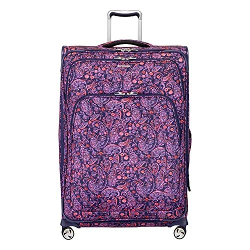 Adjustable Luggage Straps in Pink with Reflective Stripes for Night TravelRicardo Beverly Hills Seahaven 29-inch Check-In Suitcase (Paisley Pink) Adjustable Luggage Straps in Pink with Reflective Stripes for Night TravelRicardo Beverly Hills Seahaven 29-inch Check-In Suitcase (Paisley Pink)