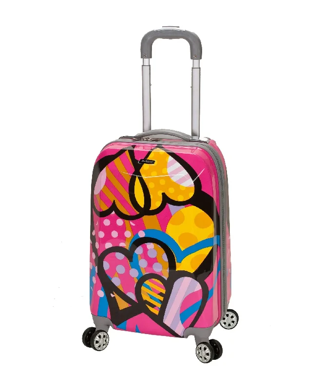 Hanging Travel Toiletry Bags with Multiple Pockets in TealRockland Luggage 20 Inch Polycarbonate Carry On Luggage, Love, One Size Hanging Travel Toiletry Bags with Multiple Pockets in TealRockland Luggage 20 Inch Polycarbonate Carry On Luggage, Love, One Size