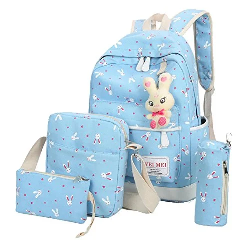 Monogrammed Leather Luggage Tags in Brown for a Personalized TouchSagton 4Pcs Cute Bunny Print Canvas Backpack Women Girls Boys School Bags+ Shoulder Bag+ Handbag+ Monogrammed Leather Luggage Tags in Brown for a Personalized TouchSagton 4Pcs Cute Bunny Print Canvas Backpack Women Girls Boys School Bags+ Shoulder Bag+ Handbag+