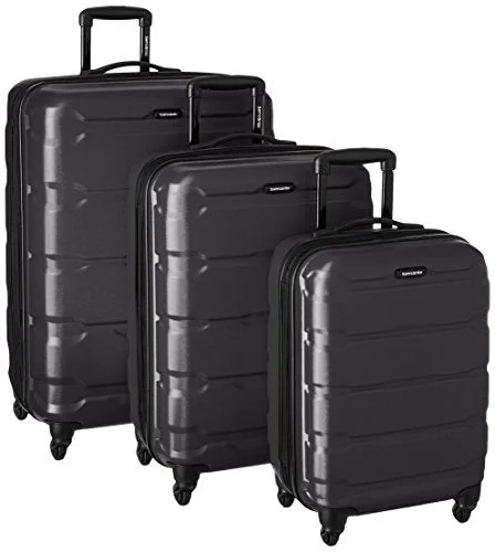 Travel Neck Pillow Covers in Soft Fleece in Gray for ComfortSamsonite 68311-1041 Omni Pc Hardside Spinner 20 24 28, Black, 3 Piece Set Travel Neck Pillow Covers in Soft Fleece in Gray for ComfortSamsonite 68311-1041 Omni Pc Hardside Spinner 20 24 28, Black, 3 Piece Set