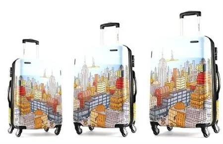 Foldable Travel Laundry Bags in Floral Print for Keeping Clothes OrganizedSamsonite Cityscapes 3 Piece Spinner Set Foldable Travel Laundry Bags in Floral Print for Keeping Clothes OrganizedSamsonite Cityscapes 3 Piece Spinner Set