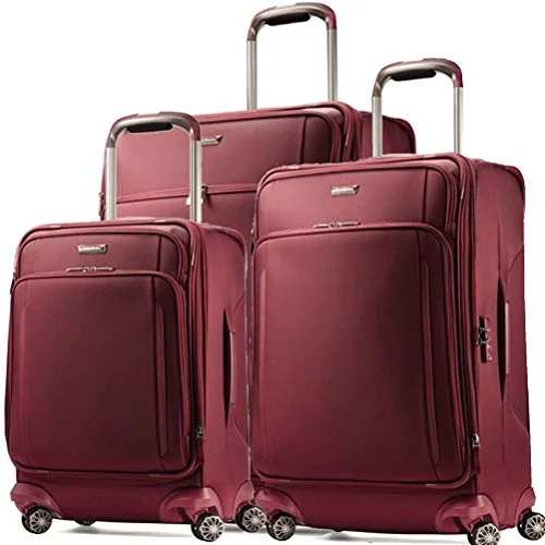 Women's Travel Makeup Bags with Mirror in Pink and BlackSamsonite Silhouette Xv 3 Piece 21 |25 |29 Spinner Set (One Size, Napa Red) Women's Travel Makeup Bags with Mirror in Pink and BlackSamsonite Silhouette Xv 3 Piece 21 |25 |29 Spinner Set (One Size, Napa Red)