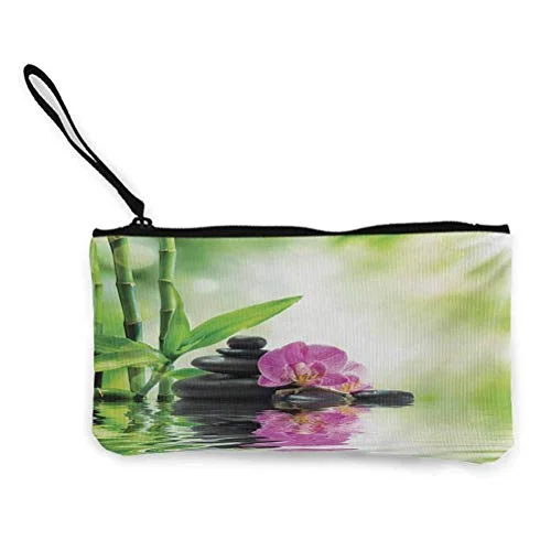 Women's TSA - Approved Luggage Locks in Rose Gold for Secure TravelSpa Multifunction Storage Organizer Canvas Pen Pencil Bag for Women and Teens Orchids and Rocks in the Mineral Rich Spring Water Spiritual Deep Treatment Cure Green Black Pink 8.6in by 4.7in Women's TSA - Approved Luggage Locks in Rose Gold for Secure TravelSpa Multifunction Storage Organizer Canvas Pen Pencil Bag for Women and Teens Orchids and Rocks in the Mineral Rich Spring Water Spiritual Deep Treatment Cure Green Black Pink 8.6in by 4.7in