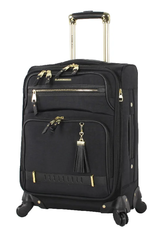 Travel Shoe Bags in Polyester with Ventilation Holes in KhakiSteve Madden Luggage Carry On 20" Expandable Softside Suitcase With Spinner Wheels (20in, Peek-A-Boo Black) Travel Shoe Bags in Polyester with Ventilation Holes in KhakiSteve Madden Luggage Carry On 20" Expandable Softside Suitcase With Spinner Wheels (20in, Peek-A-Boo Black)