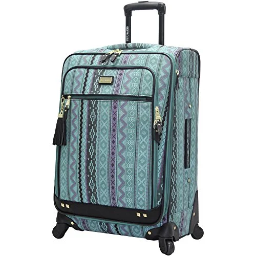 Compression Packing Cubes in Black and White for Saving Luggage SpaceSteve Madden Luggage Large 28" Expandable Softside Suitcase With Spinner Wheels (Legends Turquoise) Compression Packing Cubes in Black and White for Saving Luggage SpaceSteve Madden Luggage Large 28" Expandable Softside Suitcase With Spinner Wheels (Legends Turquoise)