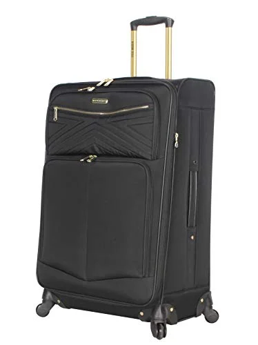 Waterproof Travel Duffel Bag Covers in Black for Protecting Your LuggageSteve Madden Luggage Large 28" Expandable Softside Suitcase With Spinner Wheels (Rockstar Black, 28in) Waterproof Travel Duffel Bag Covers in Black for Protecting Your LuggageSteve Madden Luggage Large 28" Expandable Softside Suitcase With Spinner Wheels (Rockstar Black, 28in)