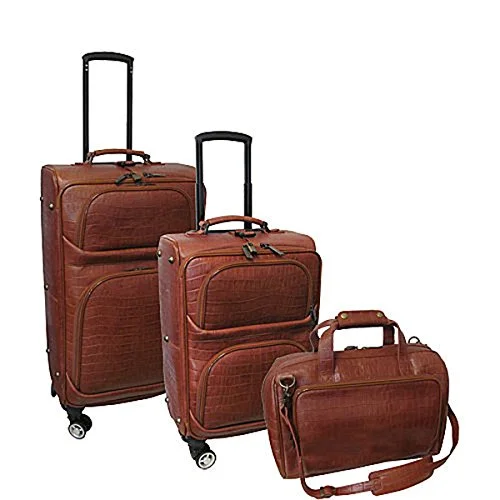 Women's Travel - Friendly Backpack Rain Covers in Transparent MaterialThe Set Of Classic Brown Amerileather Traveler Croco Print 3 Piece Luggage Set Women's Travel - Friendly Backpack Rain Covers in Transparent MaterialThe Set Of Classic Brown Amerileather Traveler Croco Print 3 Piece Luggage Set
