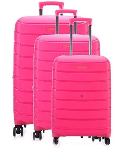 Detachable Travel Bag Shoulder Straps in Beige with Cushioned PadsTitan Limit 3 Piece Polypropylene Unbreakable Spinner Set - 30", 27", 21" (Hot Pink) Detachable Travel Bag Shoulder Straps in Beige with Cushioned PadsTitan Limit 3 Piece Polypropylene Unbreakable Spinner Set - 30", 27", 21" (Hot Pink)
